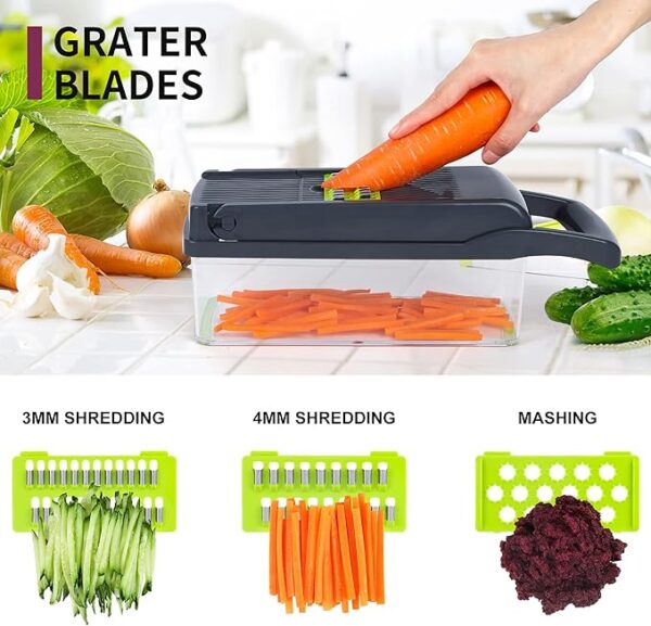 Choppermultifunctional Vegetable Chopper and Slicer - Image 4
