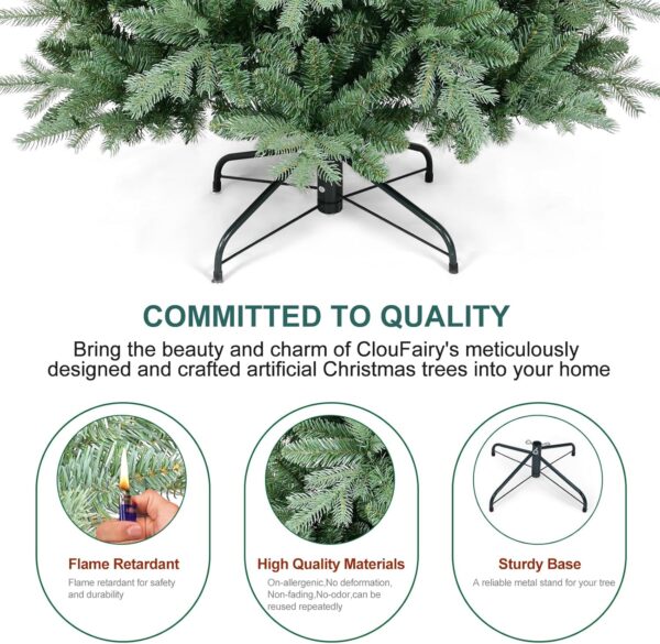 5 FT Artificial Skinny Christmas Tree - Image 4