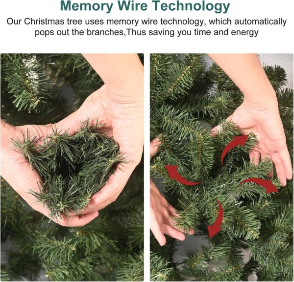 5 FT Artificial Skinny Christmas Tree - Image 9