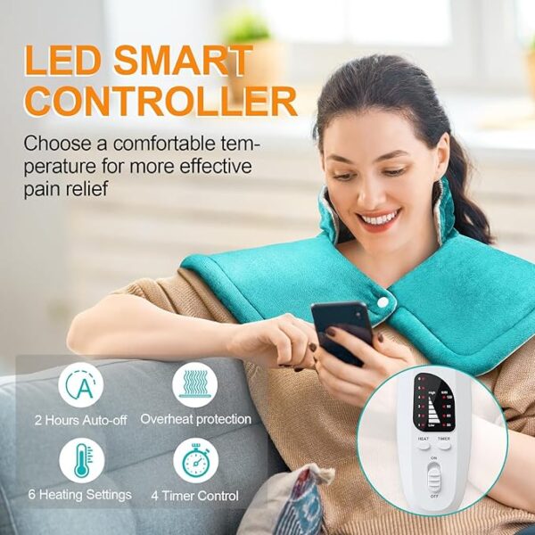 Heating Pad for Neck and Shoulders and Back - Image 5