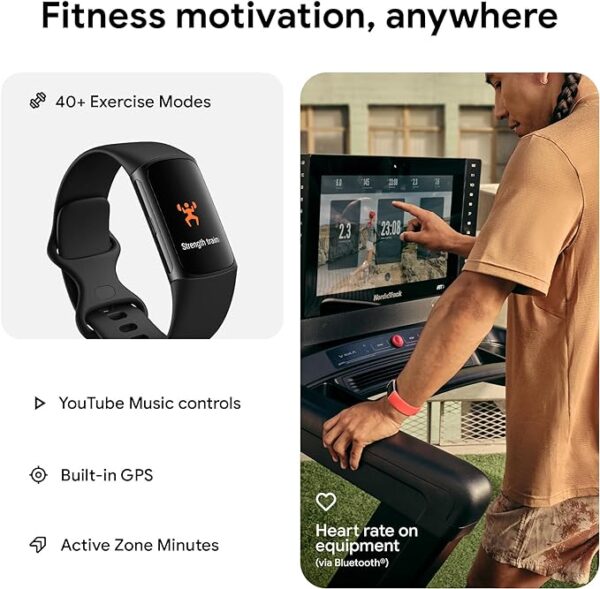 Fitbit Charge 6 Fitness Tracker with Google apps - Image 5